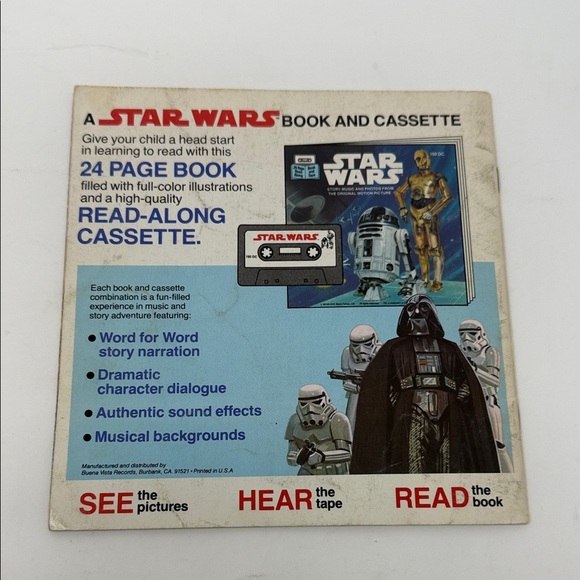 Vintage Star Wars Droid World Book 24 Pages 1980’s. BOOK ONLY - Picture 2 of 5